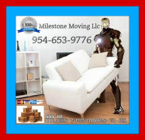Miami movers, Month of March Special  55hr