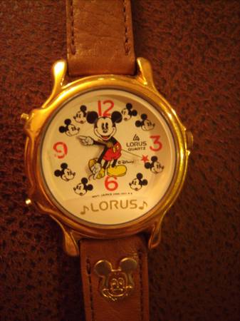 Mickey Mouse WATCH by Lorus, in lightly used condition