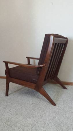 Mid Century Danish Modern Teak Lounge Chair