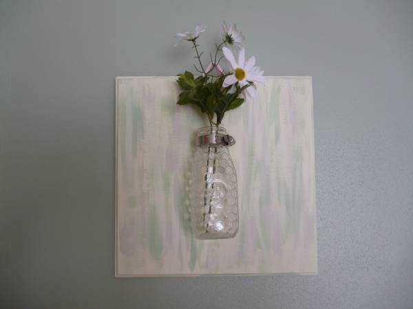 Milk Bottle Wall Vase