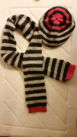 Mini Boden Girl Large Hat amp Scarf and REI Fleece