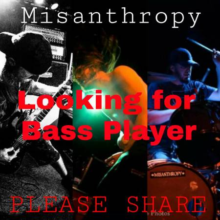 Misanthropy METAL band looking for BASSPLAYER (PA DE MD)