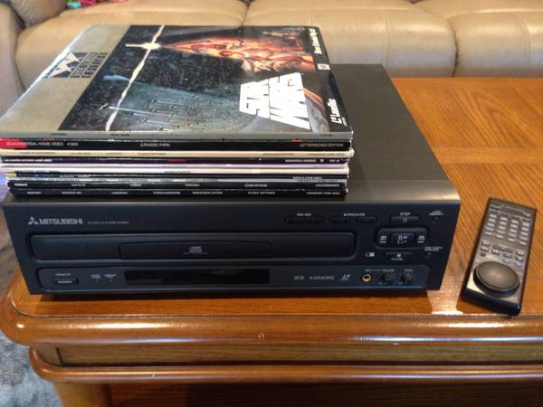 Mitubishi Laser Disc Player and Laser discs