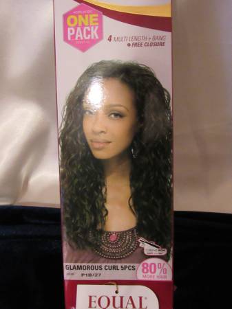 MODEL MODEL GLAM. CURL Relaxed Long WAVY colorP1B27 (5PCS) NEW