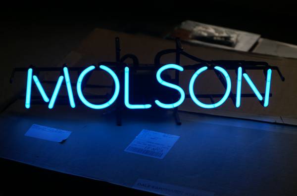 MOLSON  Neon Beer Sign