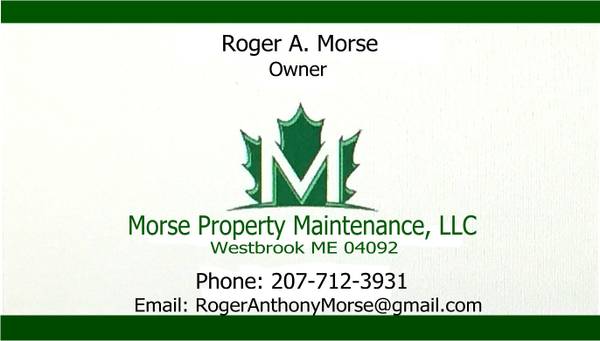 Morse Property Maintenance, All your Landscaping and Handyman Needs (Greater Portland Area)