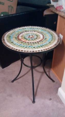 mosaic out door table