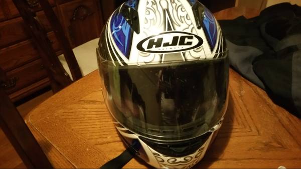 motorcycle helmet and riding jacket (Springfield mass)