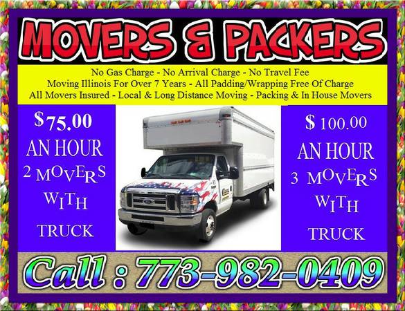 MOVERS. NEED A LAST MINUTE MOVE CALL US TODAY TO SAVE