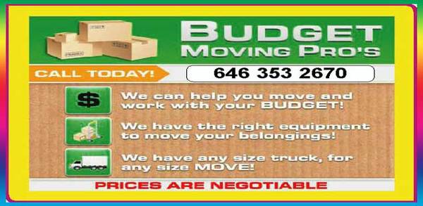MOVING PRO. MOVERS WITH TRUCKS (247)  (FLAT RATE)