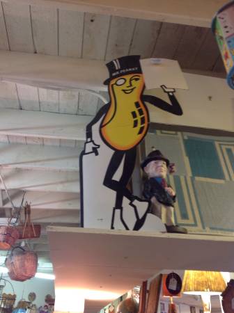 Mr. Peanut cardboard display