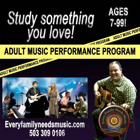 Music Activities. Study Something You Love today. (Portland)