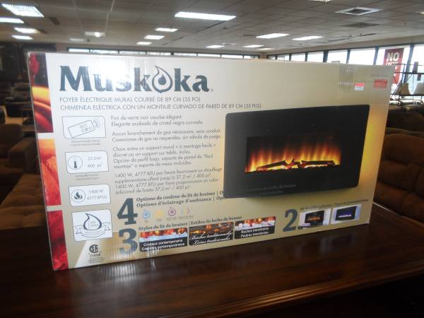 MUSKOLA ELECTRIC FIREPLACE