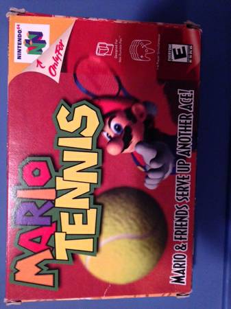 N64 Mario Tennis and Mario Golf