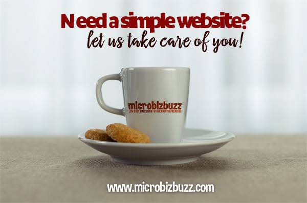 Need a simple website Let us take care of you (Sf Bay Area)