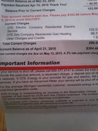 Need to make money to pay my DTE bill