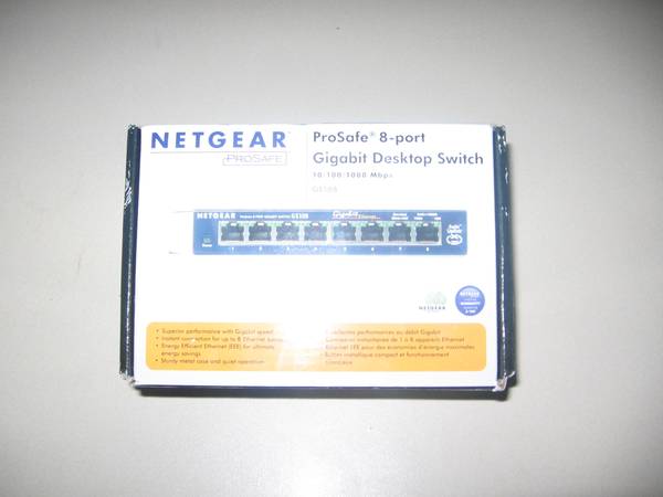 netgear 8 port gigabit switch