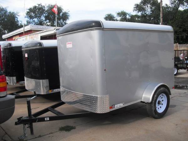 NEW 5X8 enclosed cargo trailer