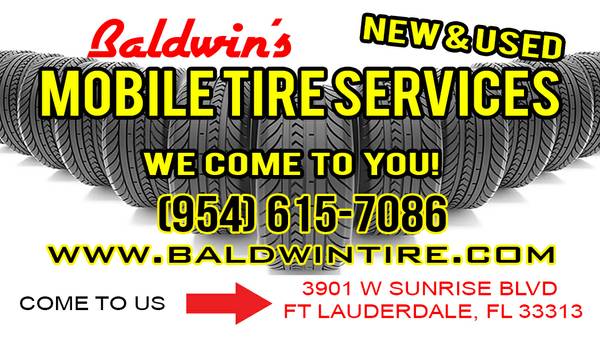 new and used tire mobile tire shop (broward)
