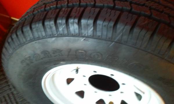 New Bias or Radial Trailer Tires 14,15,16 inch Tire and Wheel Combo