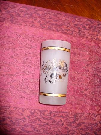 New Elvis Glass 22K Gold by Culver Made in USA