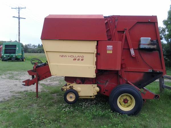 New Holland 855 round baler, new air bags