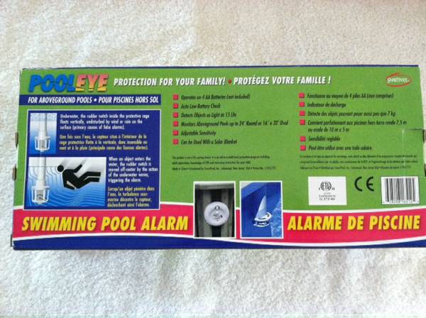 NEW IN BOX SMARTPOOL POOLEYE ABOVE GROUND POOL ALARM