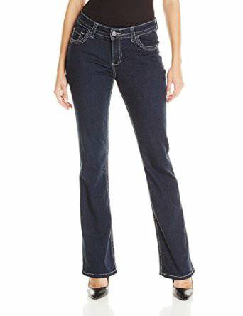 NEW Lee Womens Slender Secret Arlo Bootcut Jean, Mystical, 16 Medium