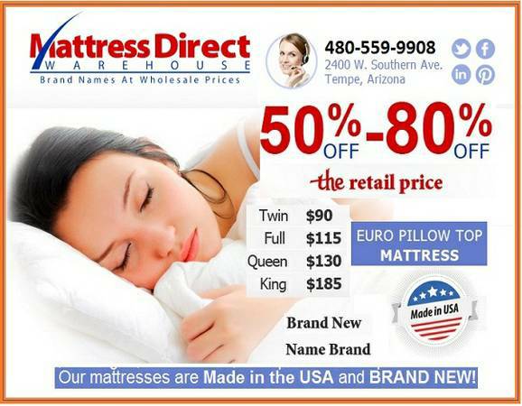 new mattresses in stock brand names, low prices (Arizona
