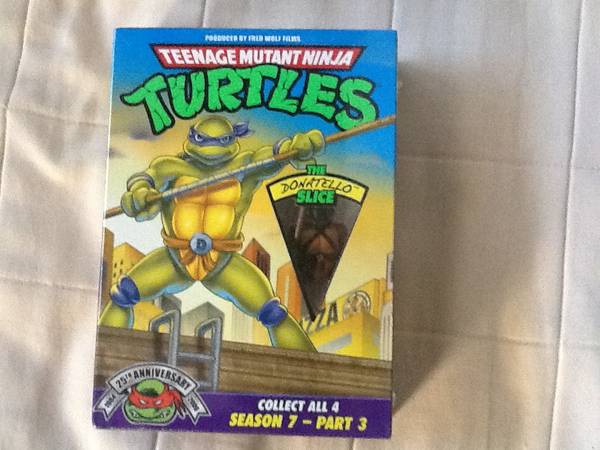New Ninja Turtles DVD with toy Donatello
