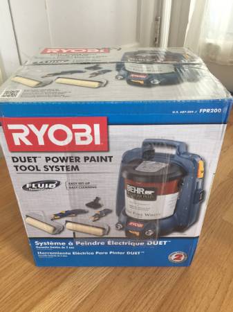 New Ryobi Duet power paint tool system