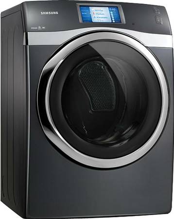 New Samsung Electric Dryer Steam Onyx Black DV457EVGSGR