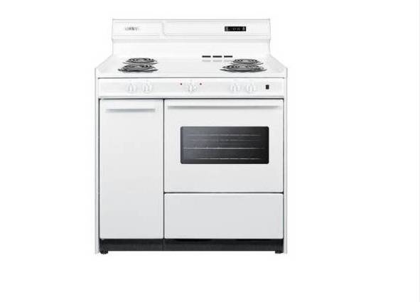 NEW Summit Appliance 36 in. 2.9 cu. ft. Electric Range Oven in White