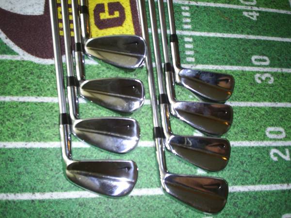 Nike forged blades, project x satin, new decade, near mint, golf clubs