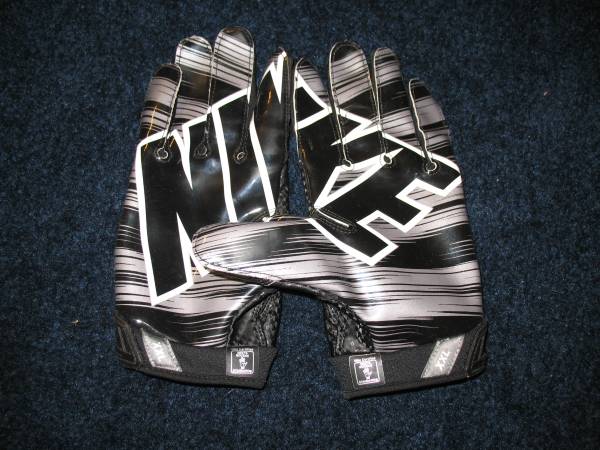 Nike Vapor Jet Football Receiving Gloves, Size XXL Adidas Wristbands