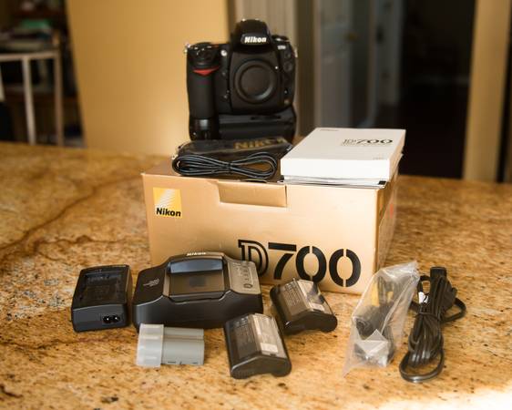 Nikon D700 with battery grip