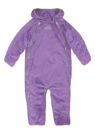 North Face infant bunting purple