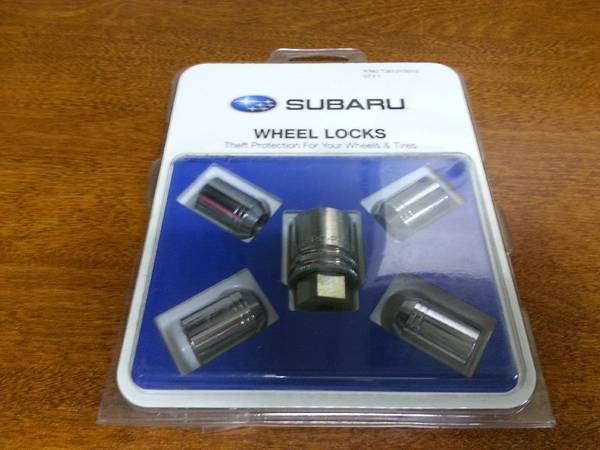 OEM Subaru wheel locks