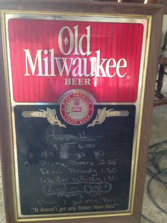 Old Milwaukee Beer Sign