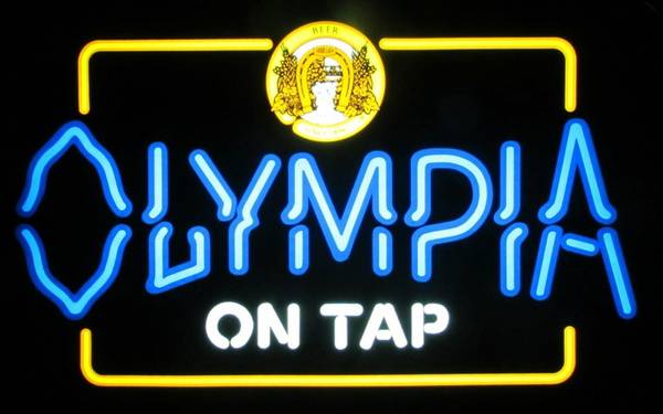 Olympia Lighted Beer Sign