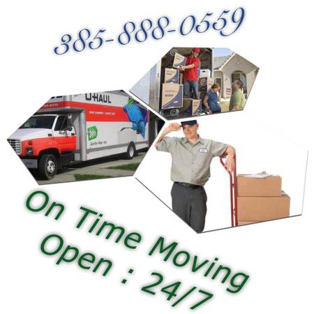 ON TIME MOVING 247 30 off labor amp fees (SLC amp SURROUNDING AREAS)