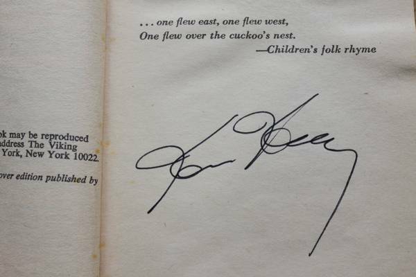 One Flew Over The Cuckoos Nest Signed by Ken Kesey