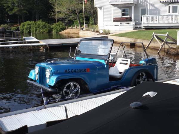 One of a Kind Jeep Boat  Jet Ski Wrangler CJ Promo  Show