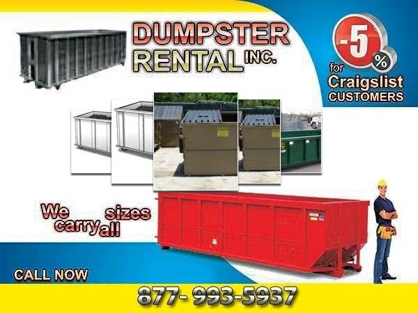 One stop dumpster rental