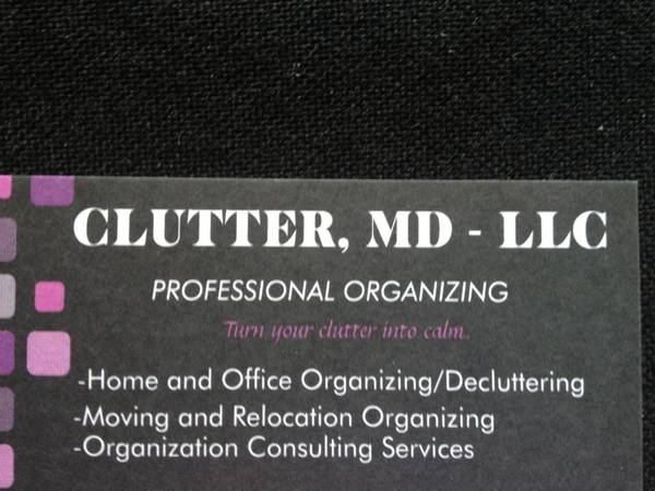 Organizing and Decluttering