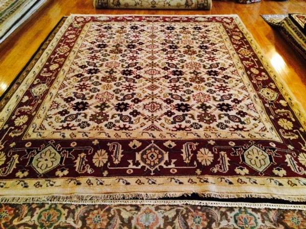 Oriental rug wool HAND KNOTTED BRAND NEW 8x10