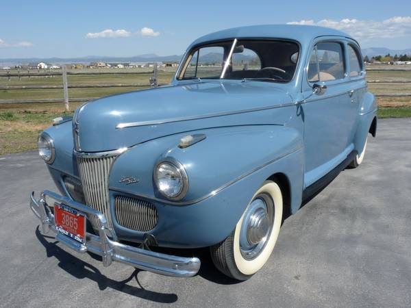 Original 1941 Ford Tudor Sedan Super Deluxe