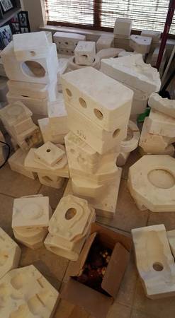 Over 100 Ceramic Molds