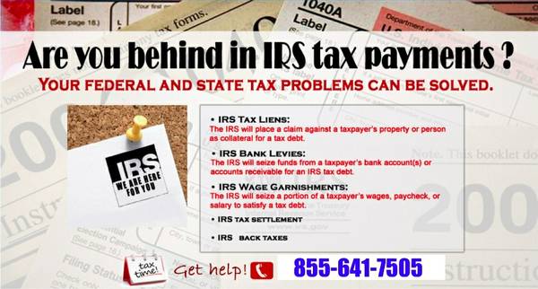 OWE TAXES OR IRS PROBLEMS ... WE CAN HELP (cincinnati)