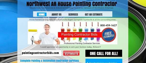 PAINTING RENOVATION EXPERTS, ALL WORK GUARANTEED (PAINTING CONTRACTOR SERVICES NWA)
